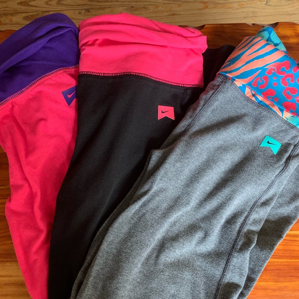 3 Nike youth girls pants (size medium)